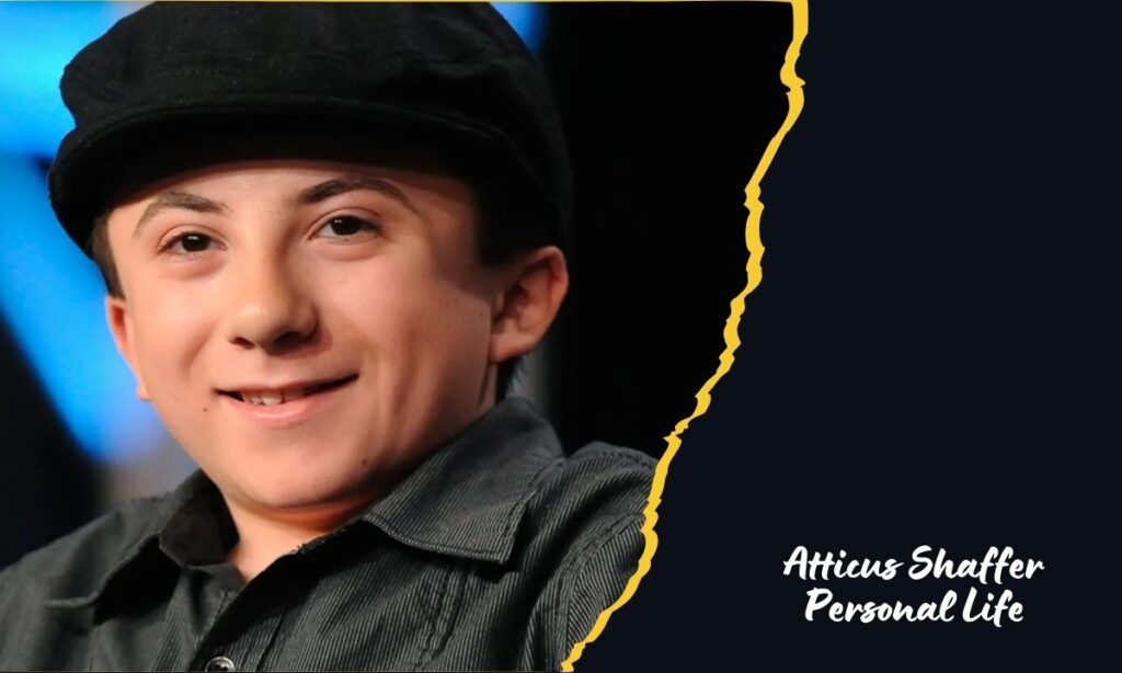 Atticus Shaffer Personal Life